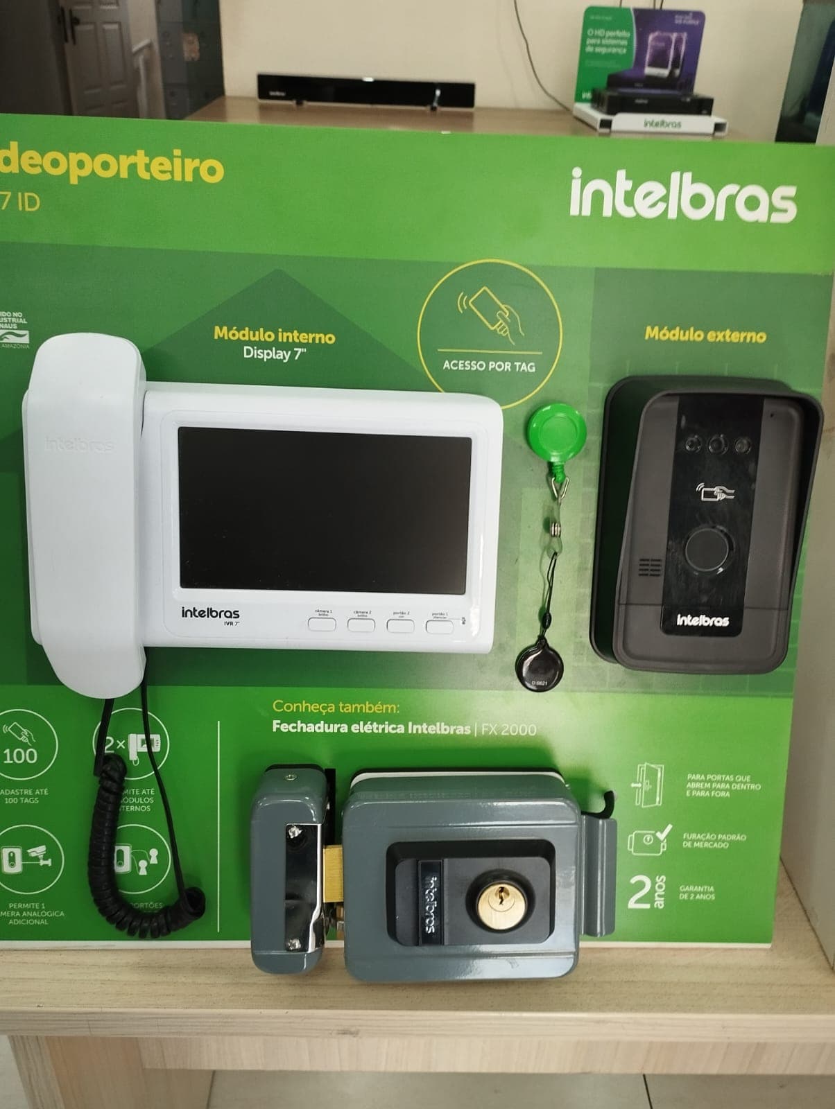 Video porteiro para acesso controlado